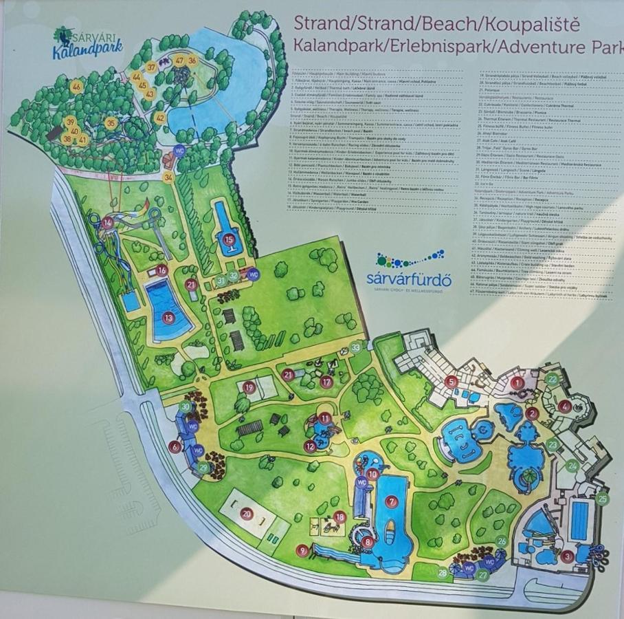 Zafir Sziget Apartman Sárvár Exteriér fotografie